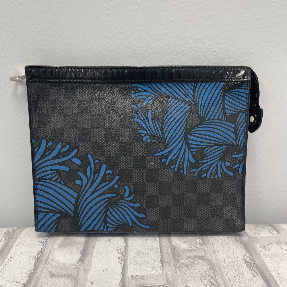 Louis Vuitton Damier Graphite Christopher Nemeth Pochette Voyage Rope - Preowned